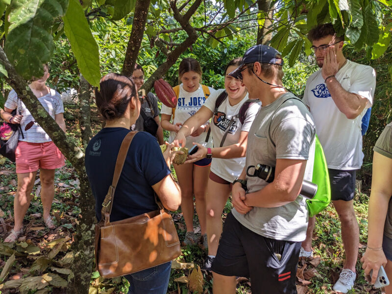 Giving 7 Students on the International Service trip to Guatemala.