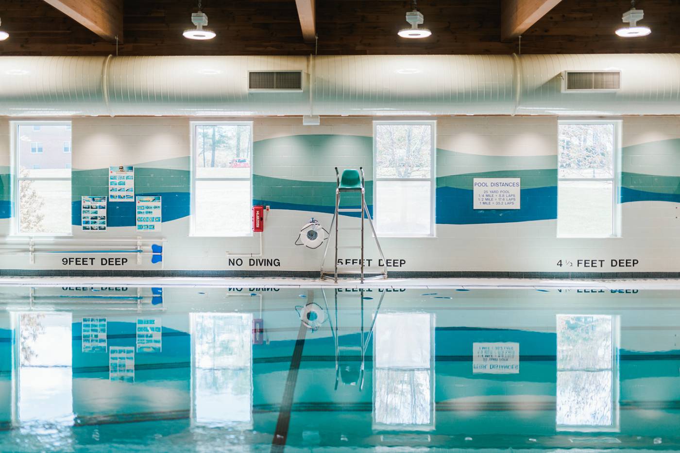 Conference & Event Services 7 The pool at the Alfond Center at Saint Joseph's College of Maine