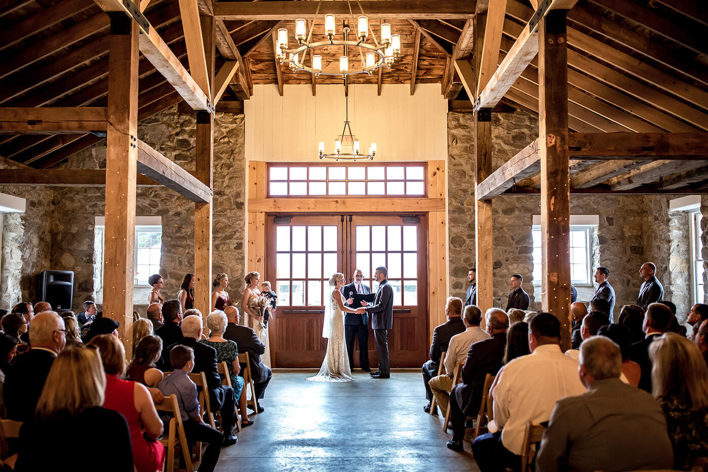 Conference & Event Services 2 Wedding inside the Stone Barn