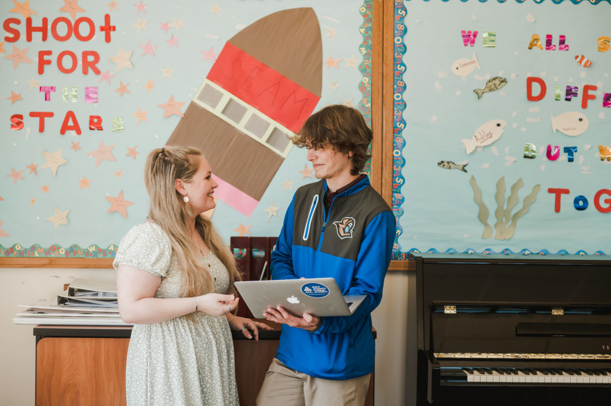 Education Programs 1 Education students in a discussion