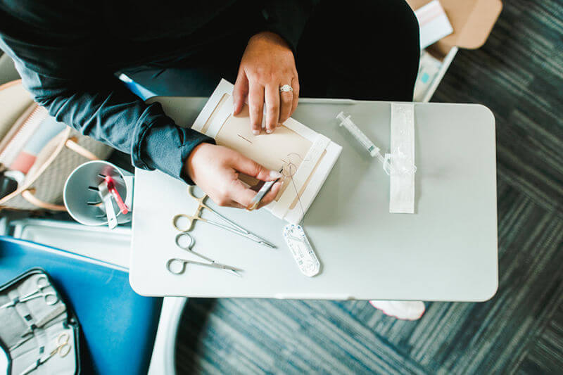 Health Administration Programs 7 suturing lab