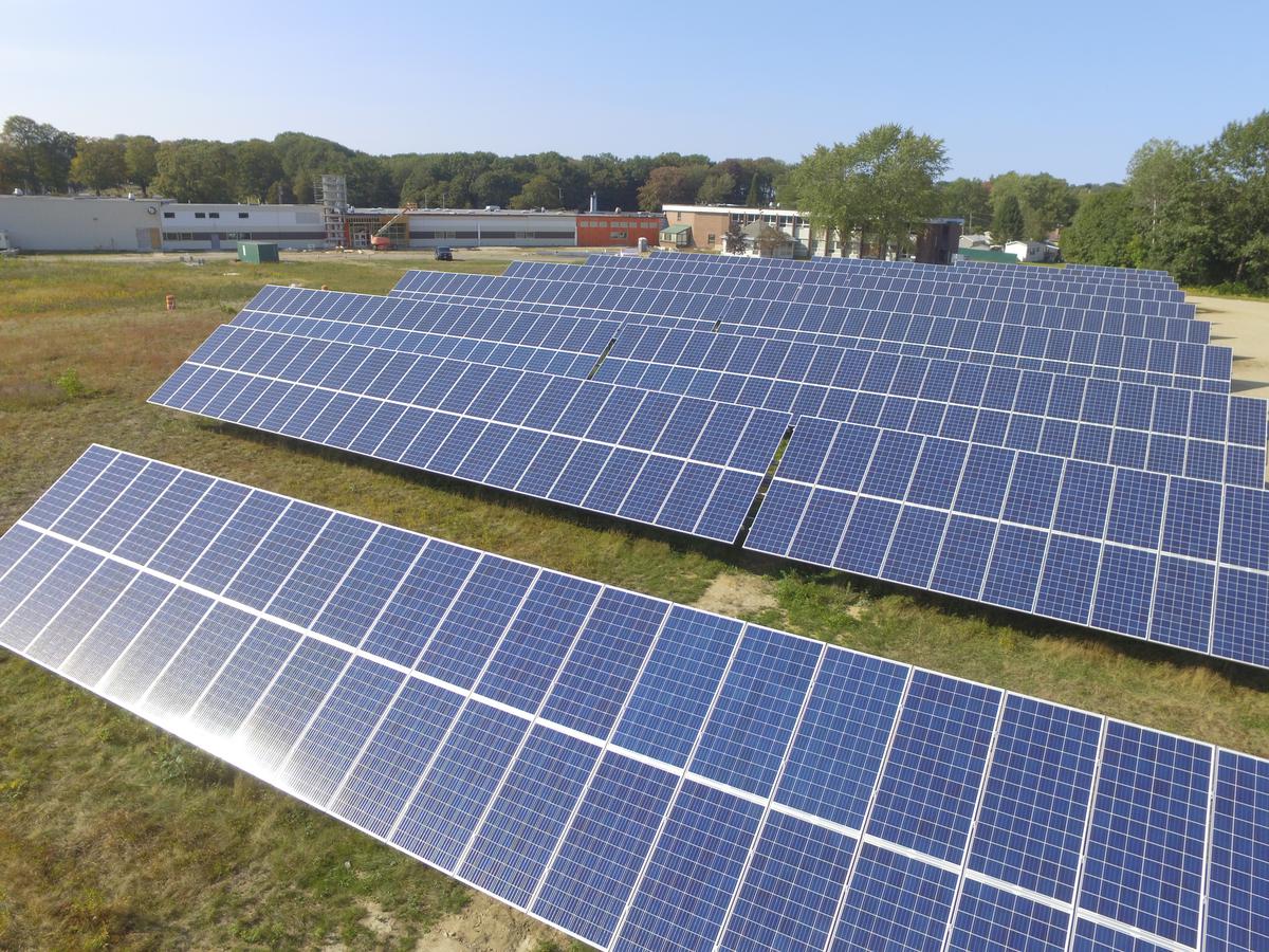 Geiger Facility With Ground-mounted Solar Installation — 696 Panels