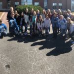 Saint Joseph's College students who walked out of class to raise awareness about sexual violence
