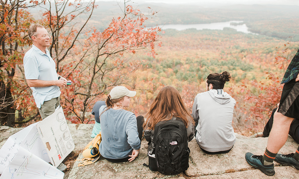 Environmental Science Semester (Ess) 2 ESS students on Shawnee Peak