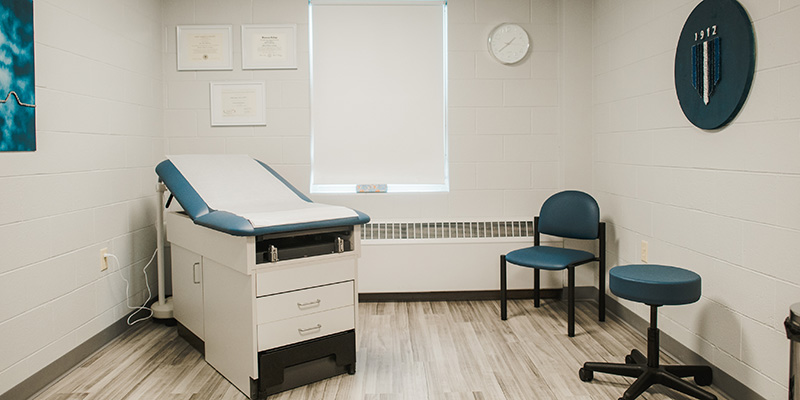 Health Center 3 Health Center exam room