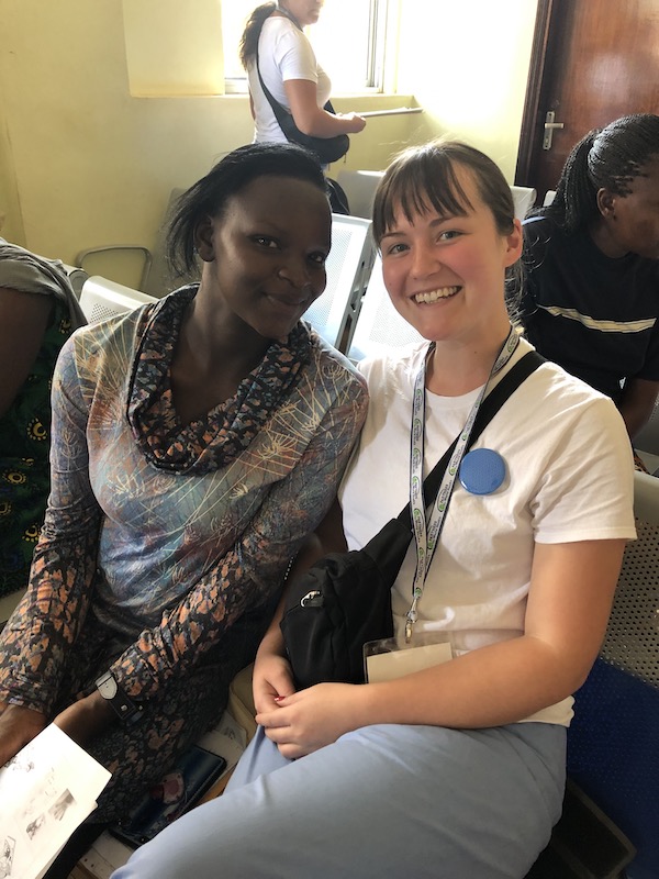 April Benak in Uganda