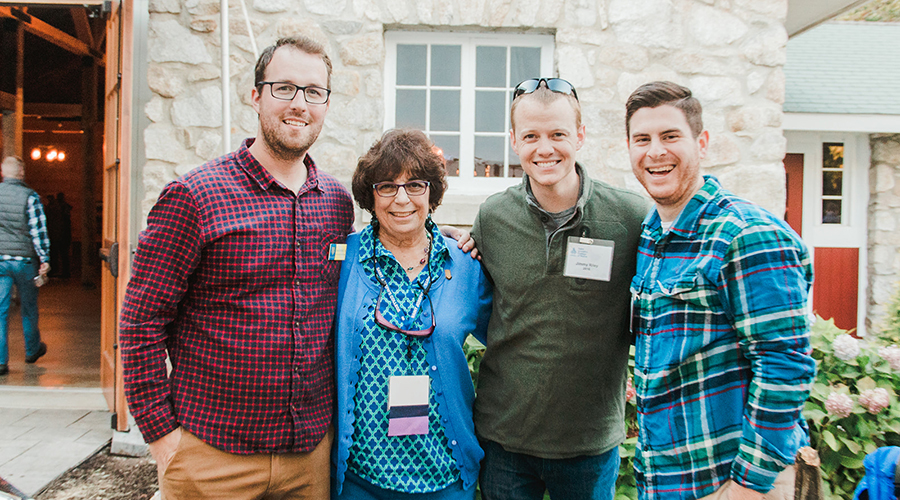 Alumni Association 1 A group of alumni at Monkstoberfest