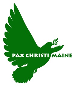 Center For Faith And Spirituality 4 Green silhouette of a flying dove holding an olive branch with the text