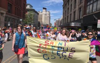 Students march in Portland
