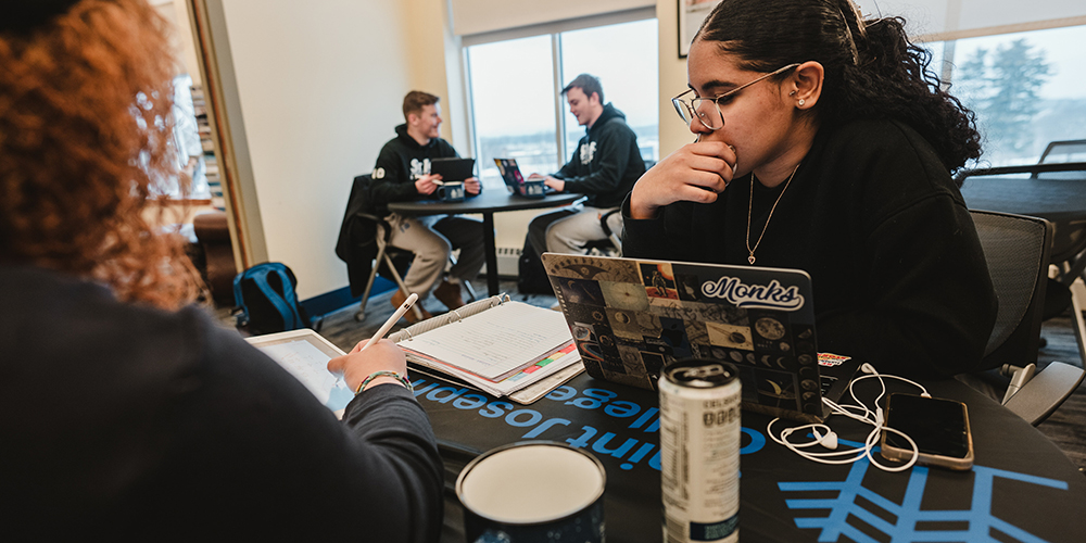 Quick Facts 4 Students studying in the Academic Center for Excellence