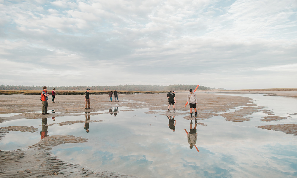 Environmental Science Semester (Ess) 5 ESS students at Wells Estuary