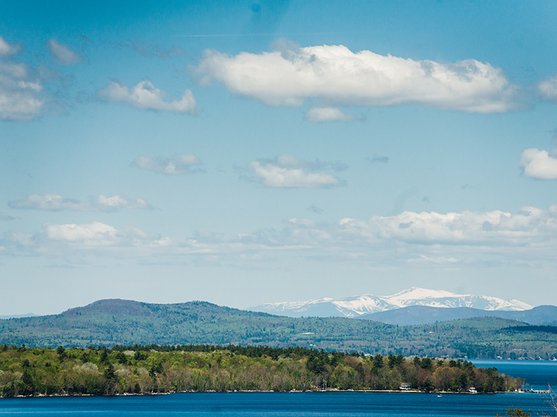 Lakefront photo for the Center for Faith and Spirituality at Saint Joseph's College in Maine