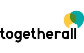 The College Responds To Vast Diversity Of Student Needs By Adding 24/7 Peer-To-Peer Support From Togetherall 7 The image shows the Togetherall logo with the text in lowercase and a graphic of two overlapping speech bubbles, one yellow and one turquoise, on the right side. Designed to meet student needs, this platform offers 24/7 peer-to-peer support. Saint Joseph's College of Maine