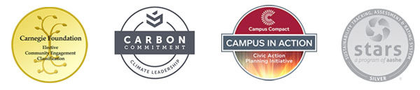 Saint Joseph’s College Raises Awareness And Celebrates Achievements During Nationwide Campus Sustainability Month 3 civic action carnegie silver stars carbon neutral badges