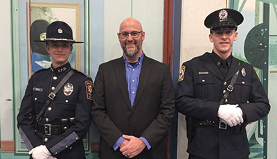 Colin-Gordan-Dale-Brooker-Eric-Young Colin Gordan '17, Dale Brooker, and Eric Young '17