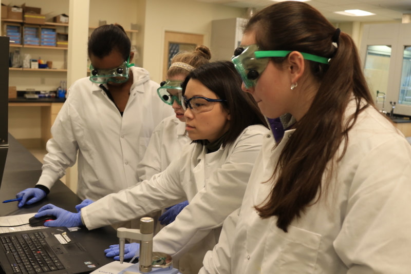 Saint Joseph’s College To Receive $182,845 National Science Foundation Grant For A “Chemistry For The Community” Program 2 yi jin gorske in lab